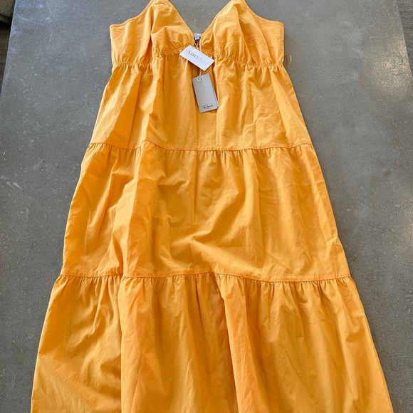 Rails Avril Tiered midi dress $228 NWT SIZE Large - Picture 3 of 3